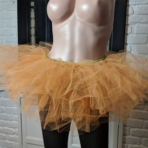 Orange tutu / petticoat skirt